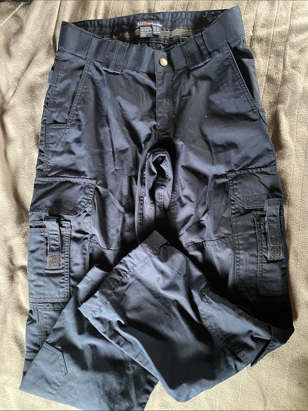 5.11 Tactical Black Cargo Utility Pants